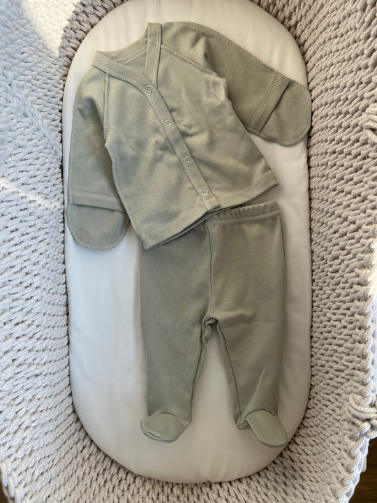 Комплект на выписку шалфей