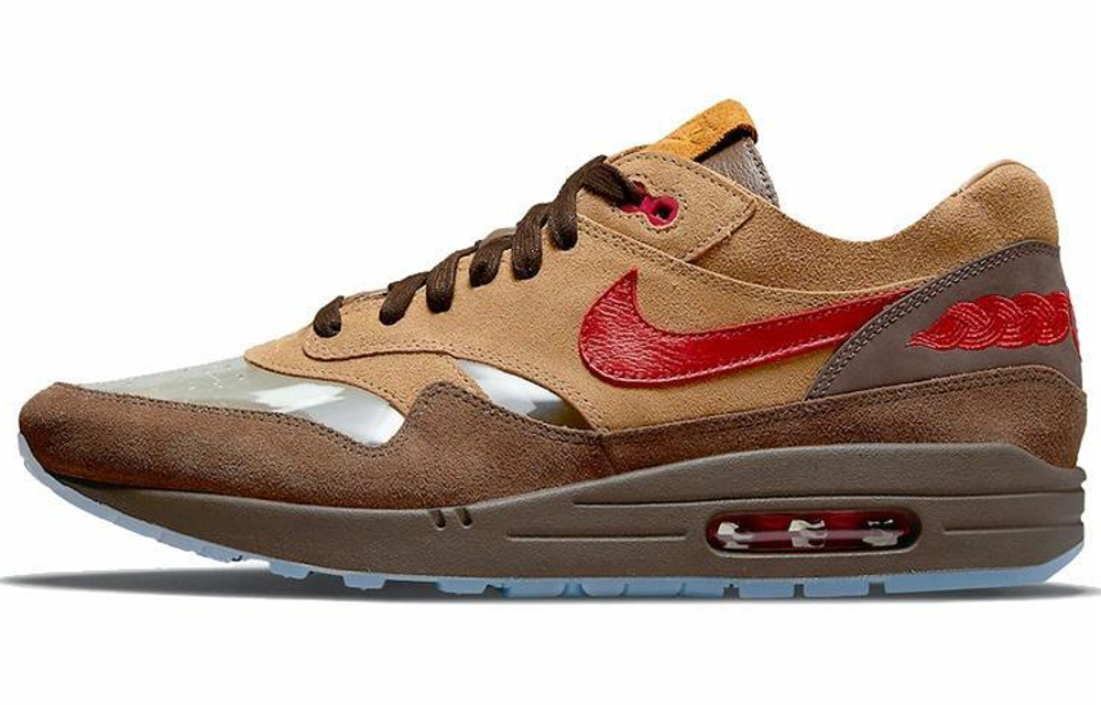 Кроссовки Clot X Nike Air Max 1 "Tea Leaf Brown" 2.0