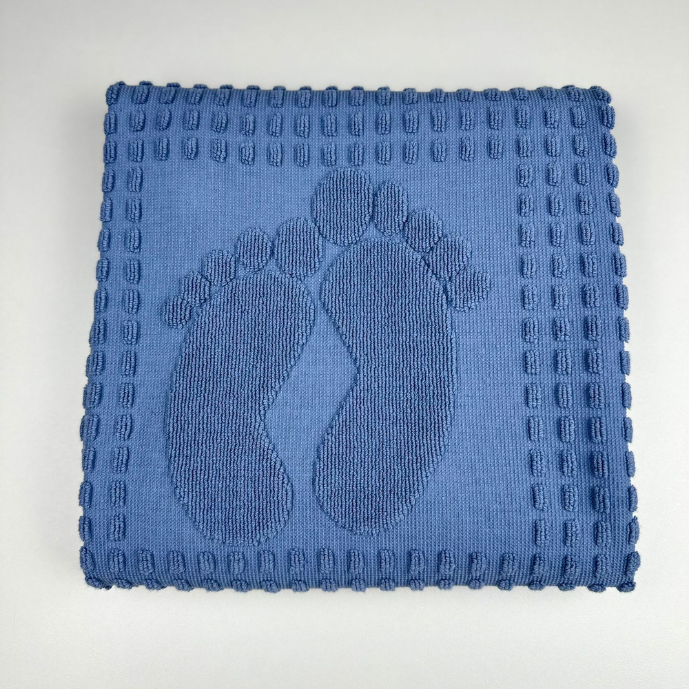 Полотенце для ног Arya 50х70 синее