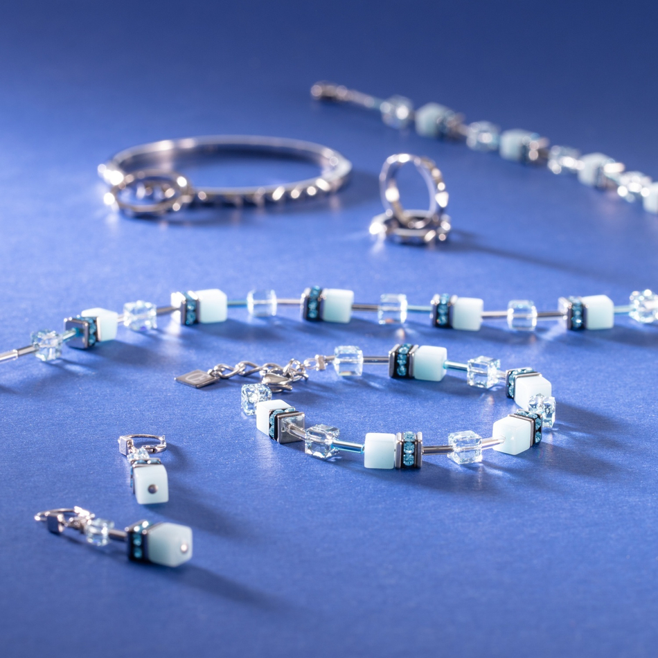 Серьги Coeur de Lion Light Aqua 4020/20-2020