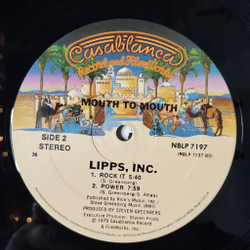 Винтажная виниловая пластинка LP Lipps, Inc. Mouth To Mouth (USA 1979) Funkytown