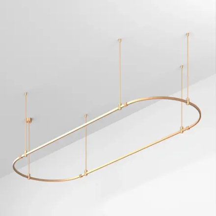 Основание ART-APRIORI-OVAL-ROD-800-3000x1000 (GD) (Arlight, IP20 Металл, 3 года) 048504