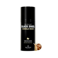 Маска кислородная с улиткой и древесным углем The Skin House Black Snail Bubble Mask 100мл