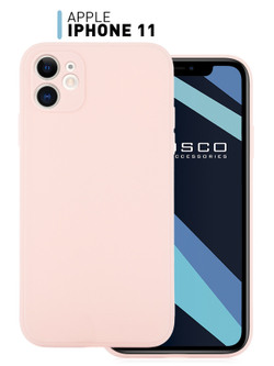 Чехол ROSCO для Apple iPhone 11 оптом (арт. IP11-COLOURFUL-LIGHTPINK)