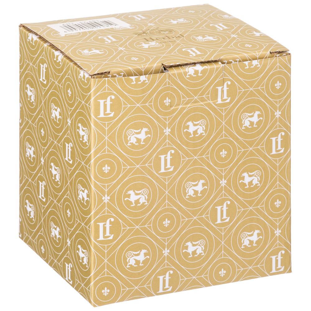 КРУЖКА LEFARD "HERBAL" С КРЫШКОЙ И МЕТАЛЛ. ЛОЖКОЙ 350 МЛ (КОР=48ШТ.)