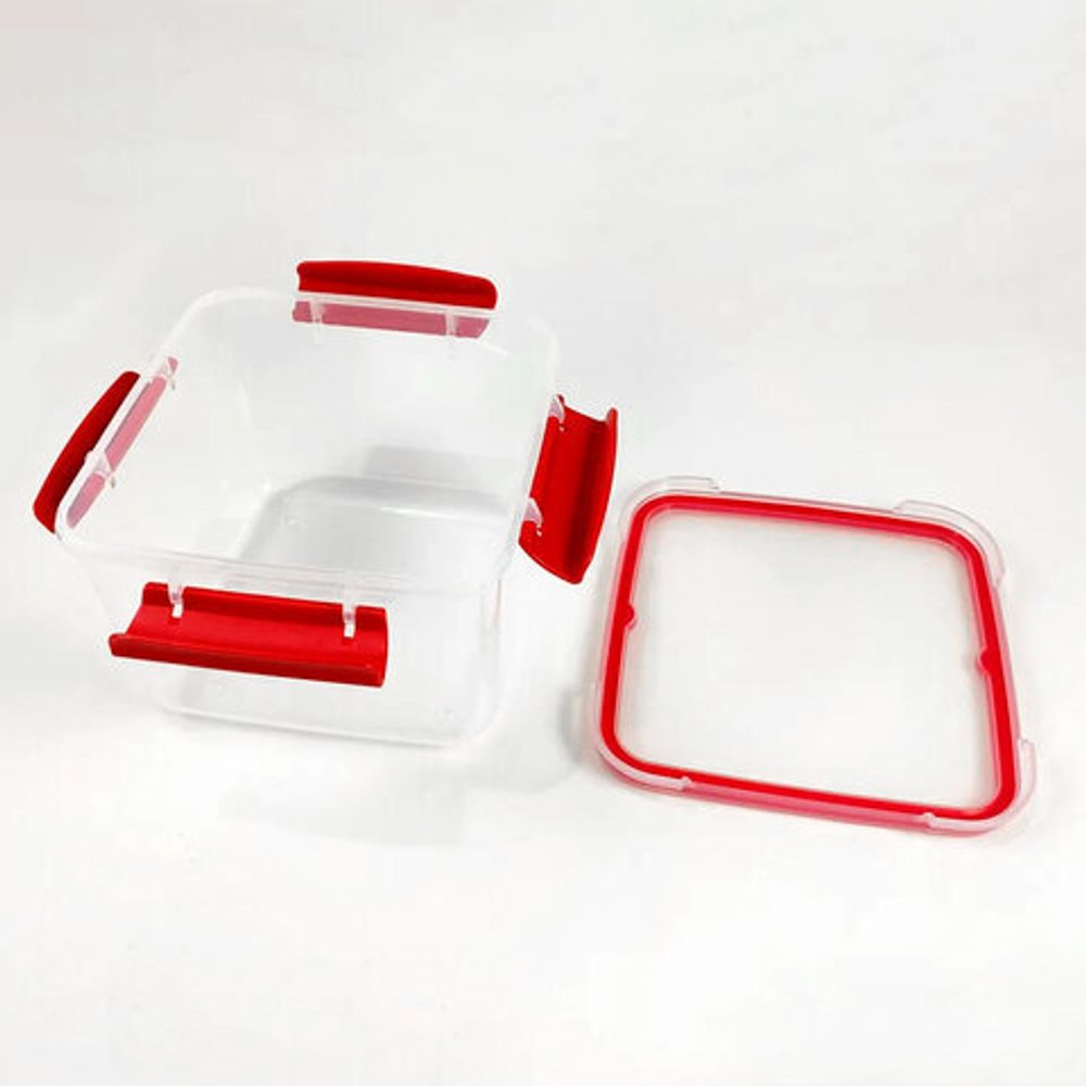 Контейнер с крышкой пищевой 1,7 л герметичный, BUTTERFLY, ланч бокс, 11х15,6х15,6 см, прозрачный, 4378559, 437855900