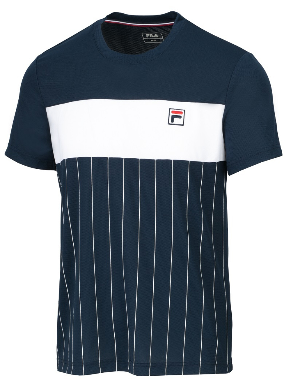 Мужская теннисная футболка Fila T-Shirt Mauri - peacoat blue/white