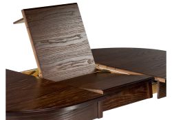 Стол Сайрус 120(160)х84х76 орех темный