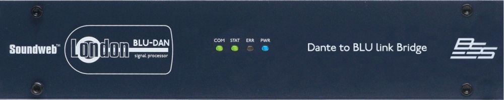 интерфейс Dante audio - BLU link