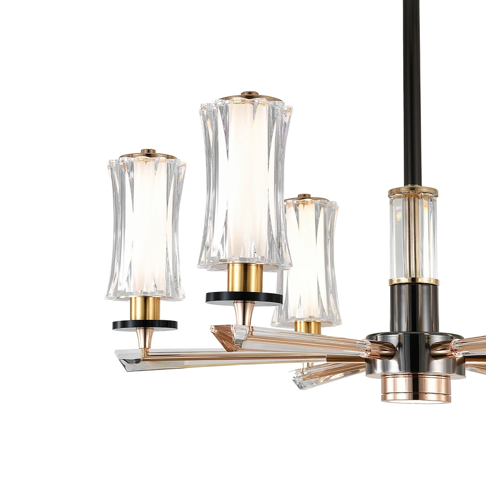 Люстра на штанге Indigo GRANDIOSO 13038/6R Black V000185L