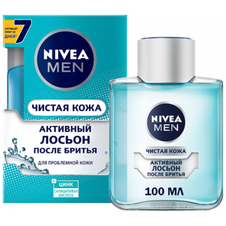 Лосьон после бритья Nivea Men Чистая кожа 100мл