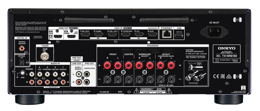 AV ресивер Onkyo TX-NR6100 B