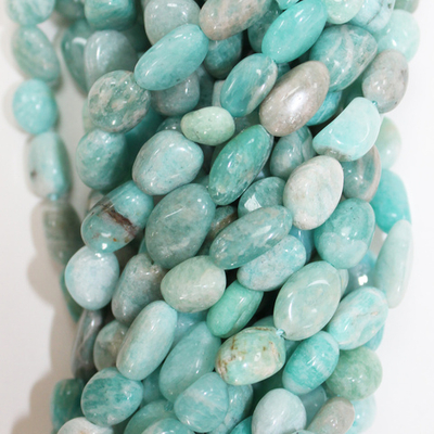 Амазонит Россия галтовка бусины 8-10мм