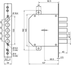 Замок BORDER ЗВ8-6КЛ5Т/15 (КЛП6-102).ЛП3.В.В9.У2 72221