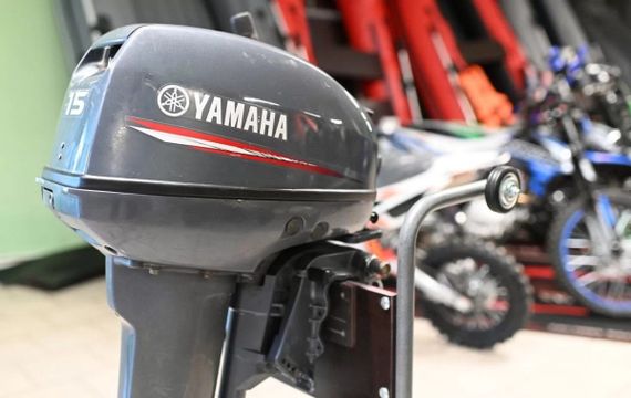 2х-тактный лодочный мотор YAMAHA 15FMHS Б/У