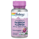 Solaray, жизненно важные экстракты, пассифлора, 60 растительных капсул