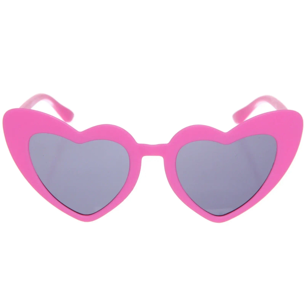 Очки солнцезащитные детские «ЛЕТОЗДЕСЬ», сердечки, микс 6 цветов