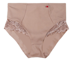 Высокие трусики с кружевом S10 (Размер: 6 размер) (Цвет: белый)