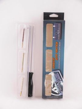 Набор для чистки ShotTime кал.4,5мм., металл.шомпол + 3 ерша