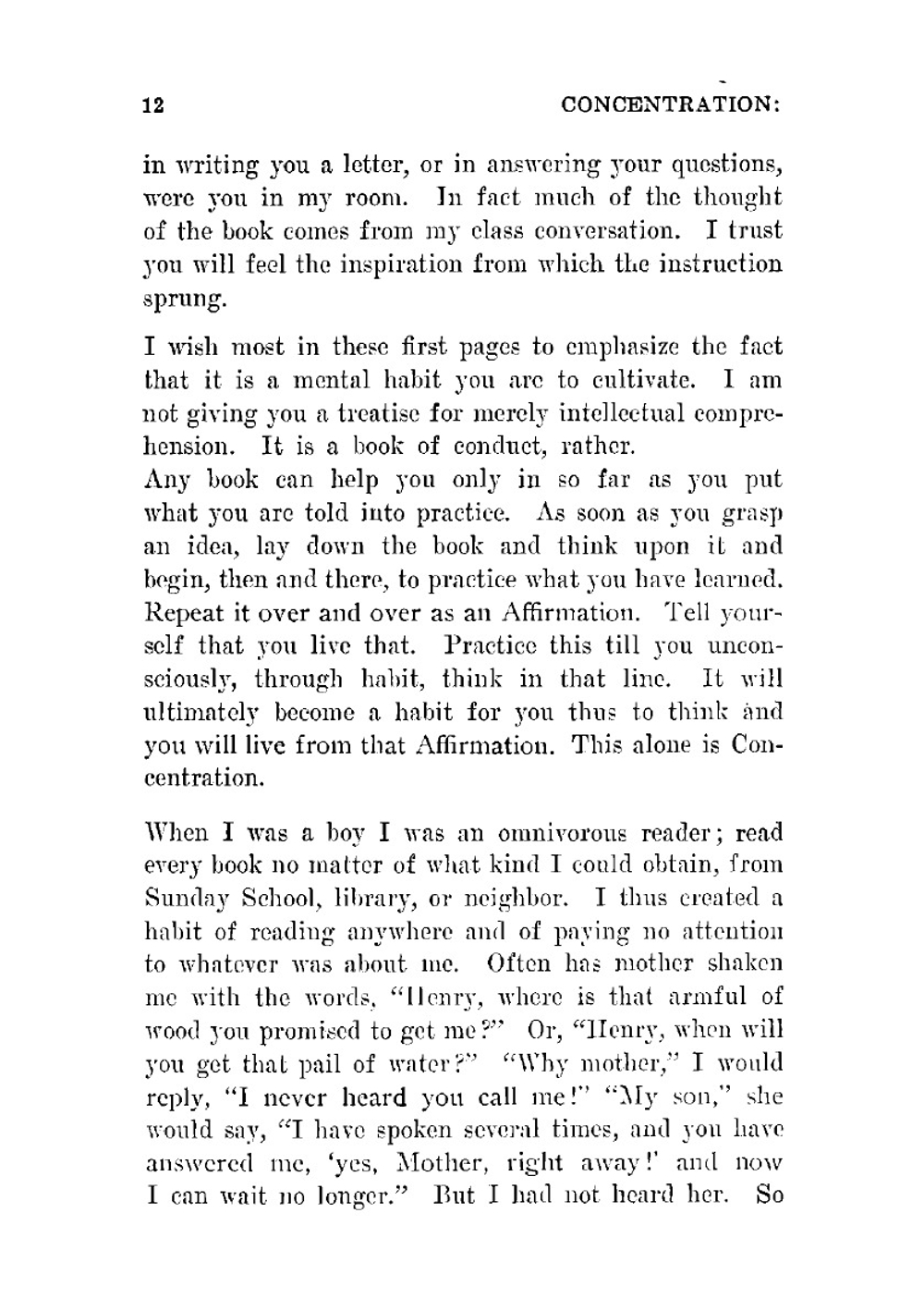 Concentration. The Road to Success : A Lesson in Soul Culture | Henry Harrison Brown