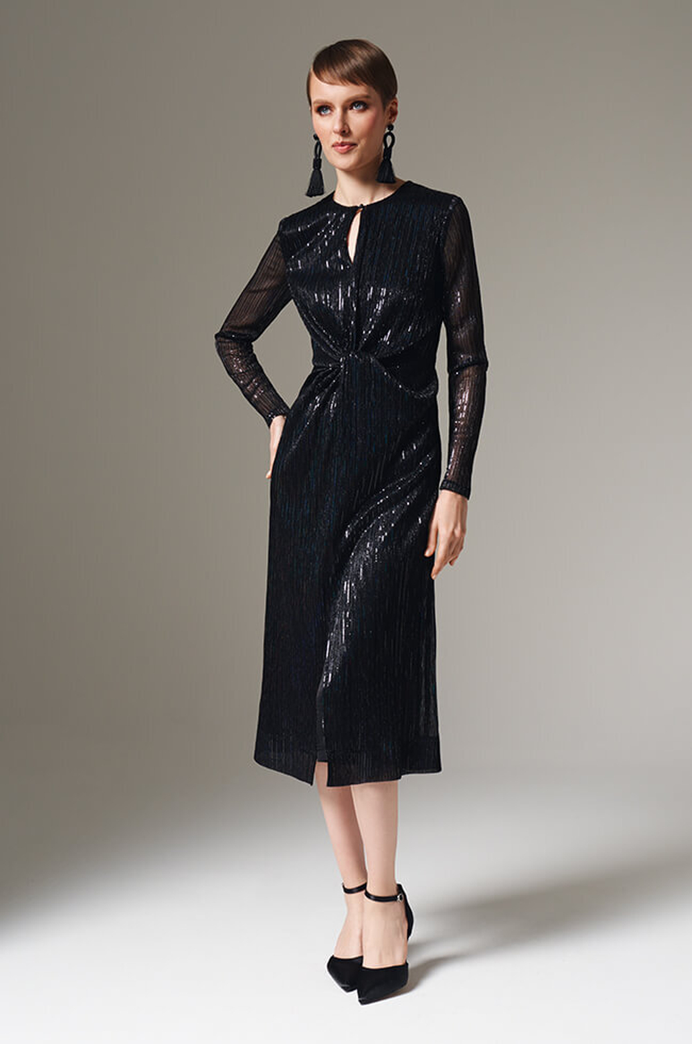 51595 Платье женское (черный)