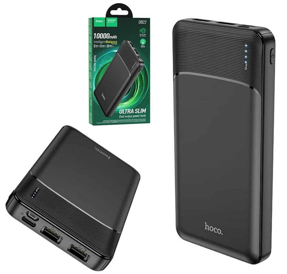 Портативный аккумулятор HOCO DB22 10000 mAh (черный)
