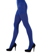 Бархатистые колготки Coloured Opaques (Размер: XL) (Цвет: малиновый)