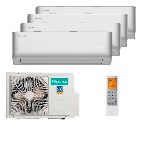 Мультисплит система на 4 комнаты Hisense AMS-09UW4RYCHD00(S) x 4 / AMW4-27U4RJC
