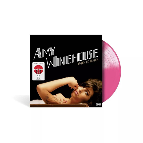 Amy Winehouse - Back To Black - USA Market, Pink LP, Alternative Cover, Bonus Track with Ghostface Killah