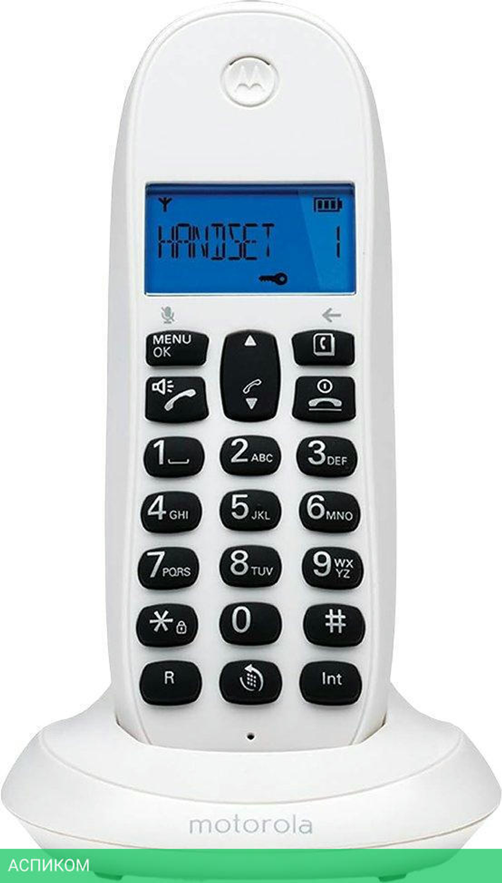 Радиотелефон DECT Motorola C1001СB+ белый (107C1001BLANCO)