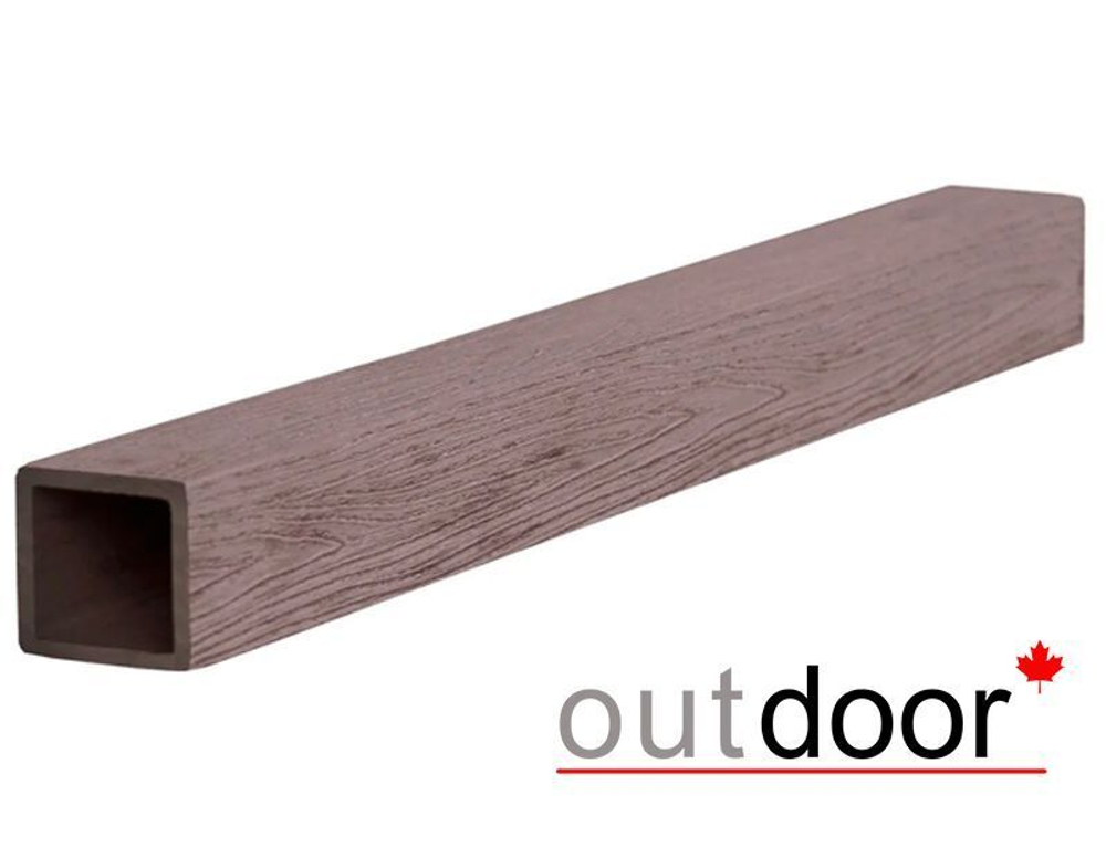 Балясина ДПК Outdoor 50*50*3000 мм, STORM BROWN, коричневая микс