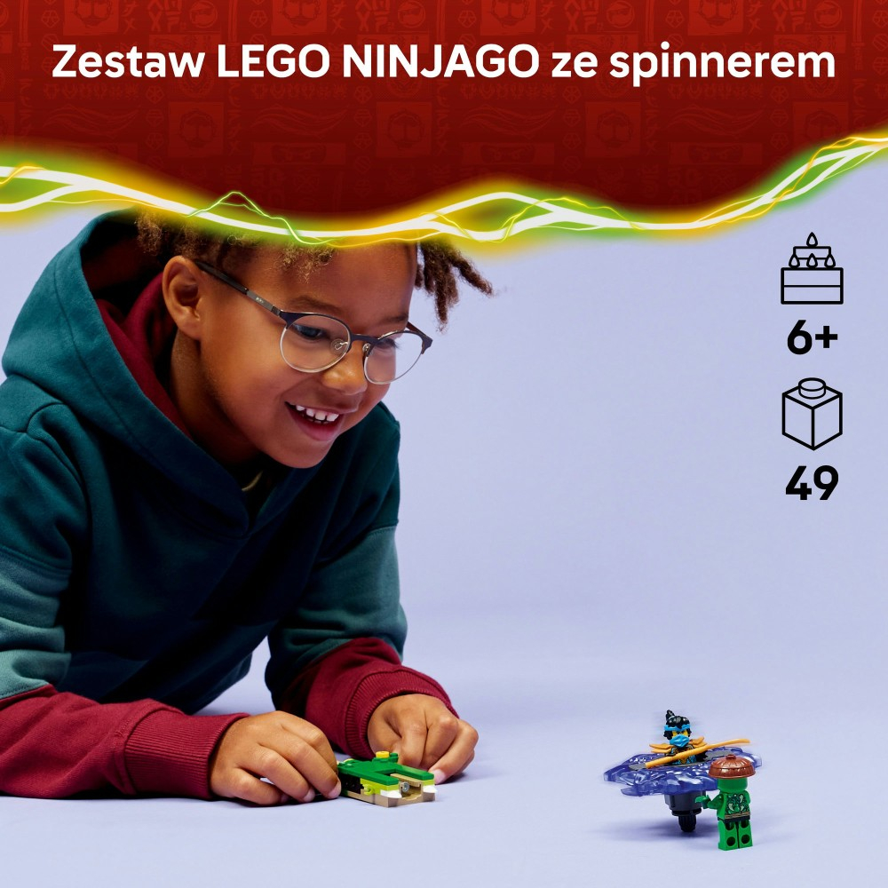 LEGO NINJAGO - Nya против мутировавшего монстра на спиннере 71849