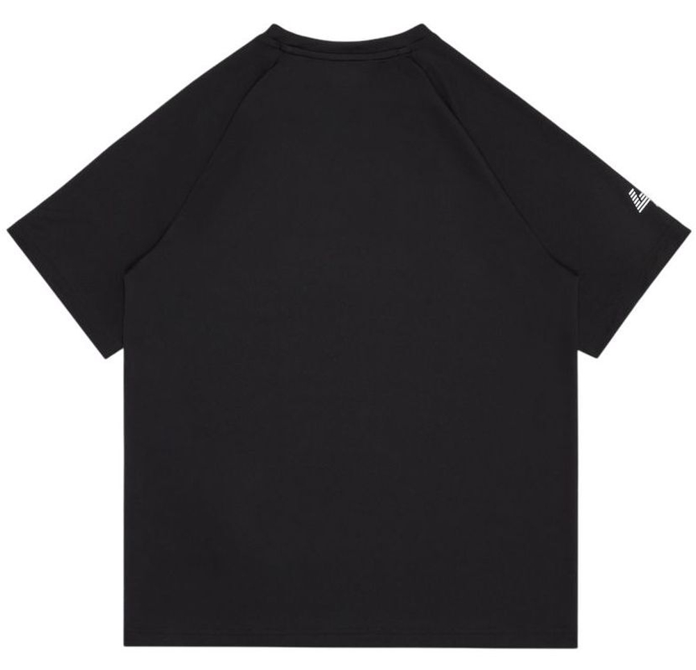Детская теннисная футболка EA7 Boy Jersey - Black