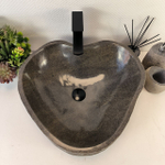 Раковина из речного камня RS-65380 53*49*15 0857