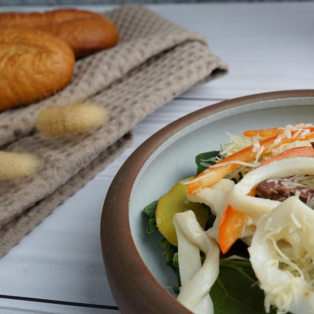 Салатник 400 мл d 16 cм h4,6 cм White Matt New Brown Taiga P.L. [6]