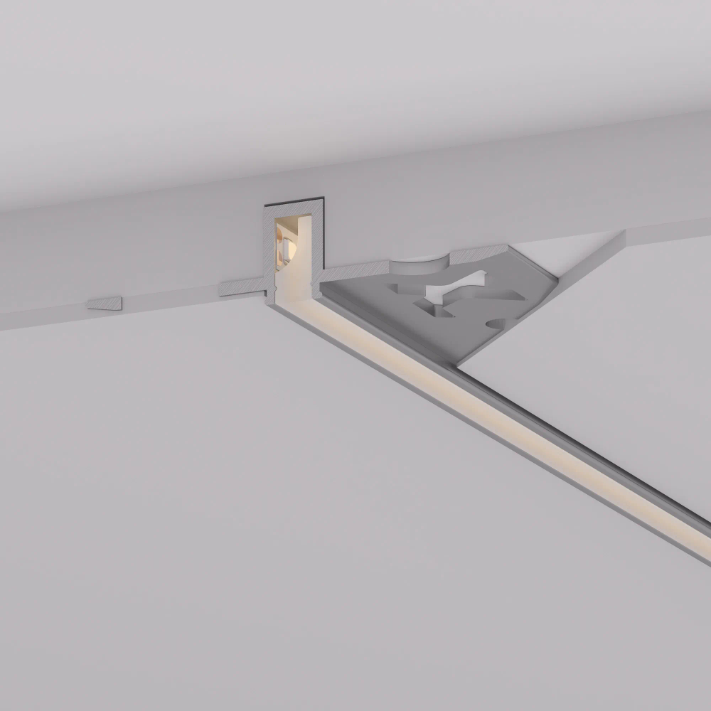 Профиль LINIA7-FANTOM-2000 ANOD (Arlight, Алюминий) 052377