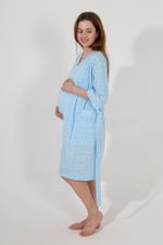 Халат женский Мамочка-6.1 Виотекс ГОЛУБОЙ