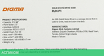 SSD диск Digma SATA III 512Gb Run P1 2.5" (DGSR2512GP13T)