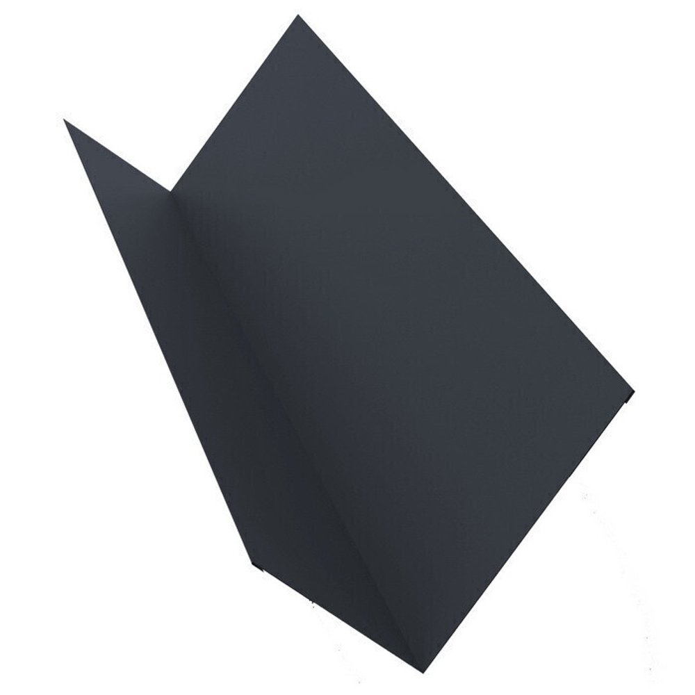 Планка примыкания Grand Line Drap-foil Ral 7024 250х150 мм резка