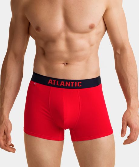 Трусы мужские боксеры (2шт), Atlantic 2GMH-005, темно-синие + красные