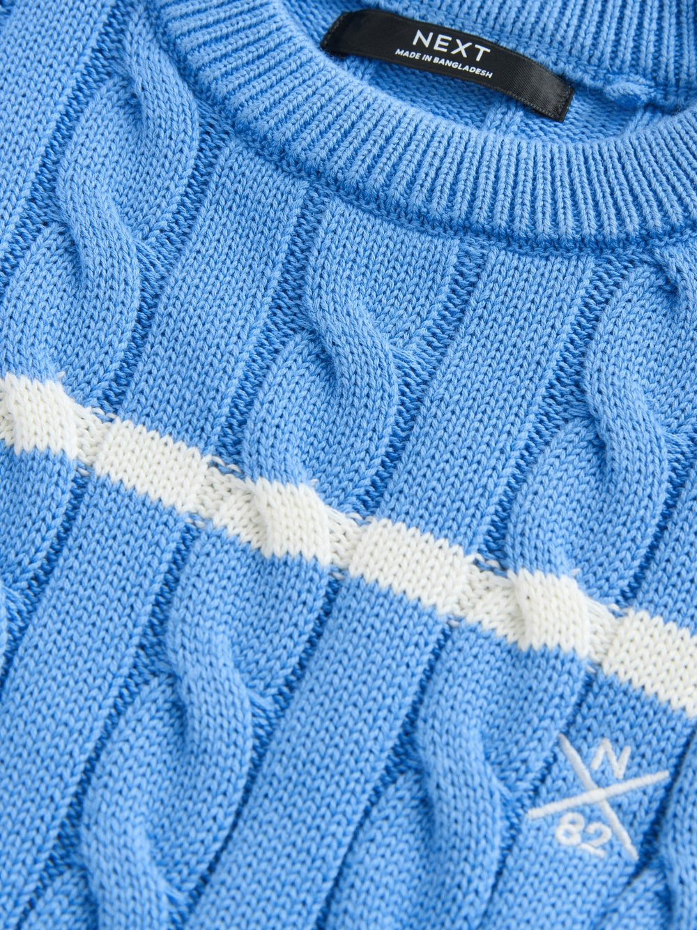 Джемпер для мальчика Next E27-911, Голубой, Белый