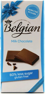 Шоколад Бельгиан Молочный шоколад без сахара / The Belgian Milk Chocolate No Sugar Added 100г