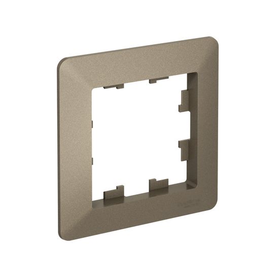 Рамка 1-м AtlasDesign Air шампань/дым. черн. SE ATN220501