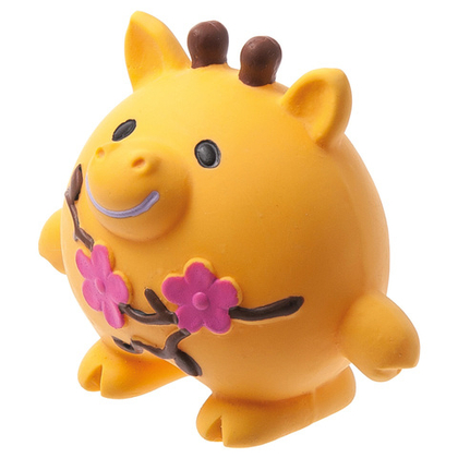 ZOOONE Игрушка латексная для собак "Коровка", 8,5 см