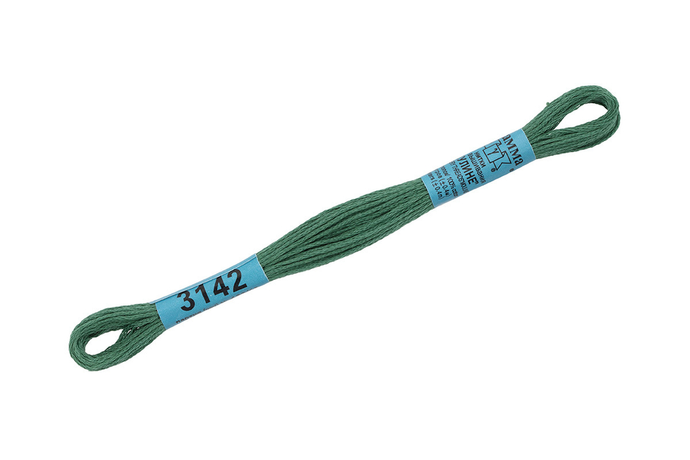 Мулине "Gamma", 100% хлопок , 8 м, №3142