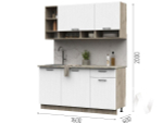 Кухня Рица ЛДСП 1.6