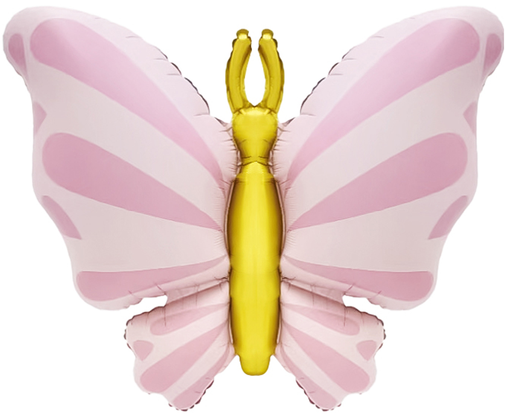 Фигура Изящная бабочка, Розовый, Сатин 34" Fl