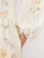 ПЛАТЬЕ С ПЫШНЫМИ РУКАВАМИ БАБОЧКИ