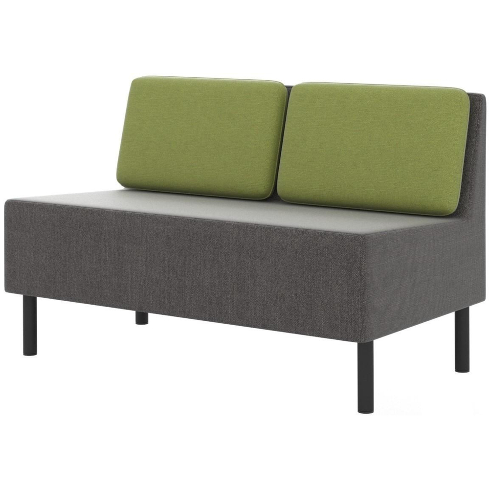 Модуль прямой 0MX_ТF_М27 Select 2-М, ткань рогожка серый/зеленый