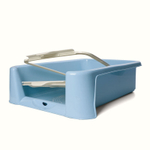 Туалет для собак "Бригантина" (сетка в комплекте) M, голубой, 520*400*150мм, серия HYGIENE, Triol